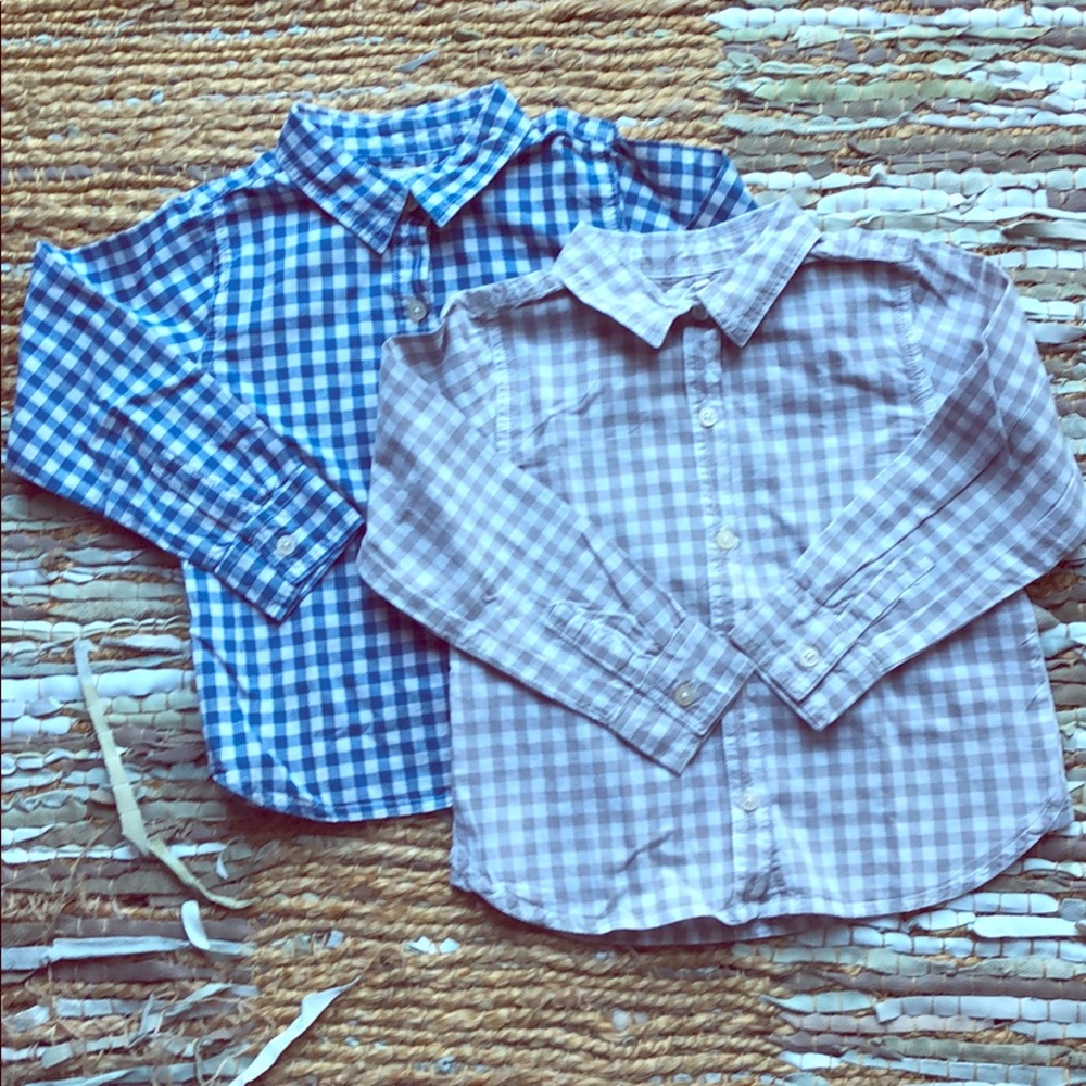 Set of two button down shirts